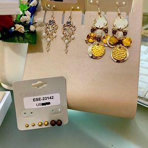 💙4/10$ Lot of 3 fashion earrings | jewelry |